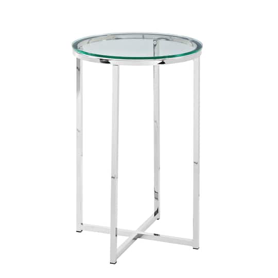 Walker Edison 16" Glam Round Side Table